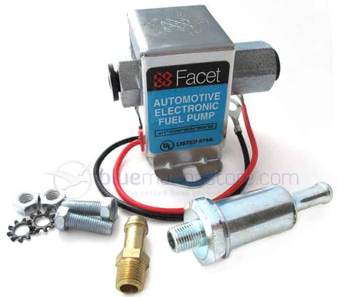 FACET Electric Solid State Cube 4.0-7.0 psi Fuel Pump 8mm BOX Kit 40106 
