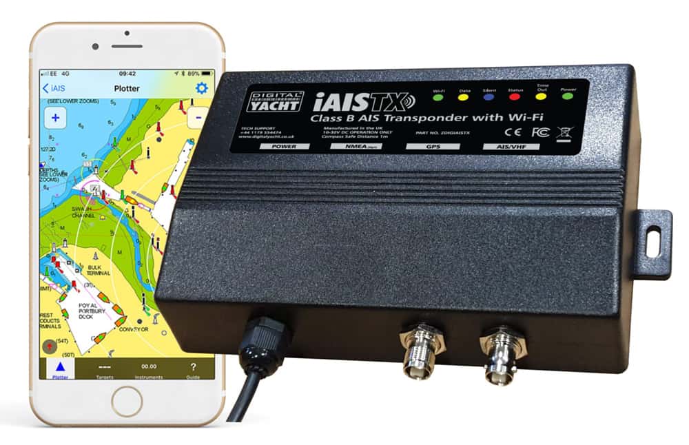 GPS Antenne AIS SET: Class B Transponder MMSI Programmierung gratis 