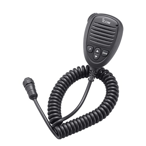 Micrófono de mano Icom HM-214H suministrado con el IC-M804