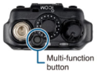 IC-M85E Multi Function Button