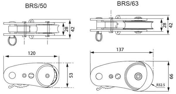 Spinlock BRS Jamming Spinnaker Block