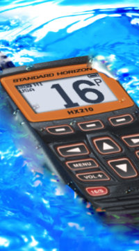 Standard Horizon HX210E Floating Handheld VHF