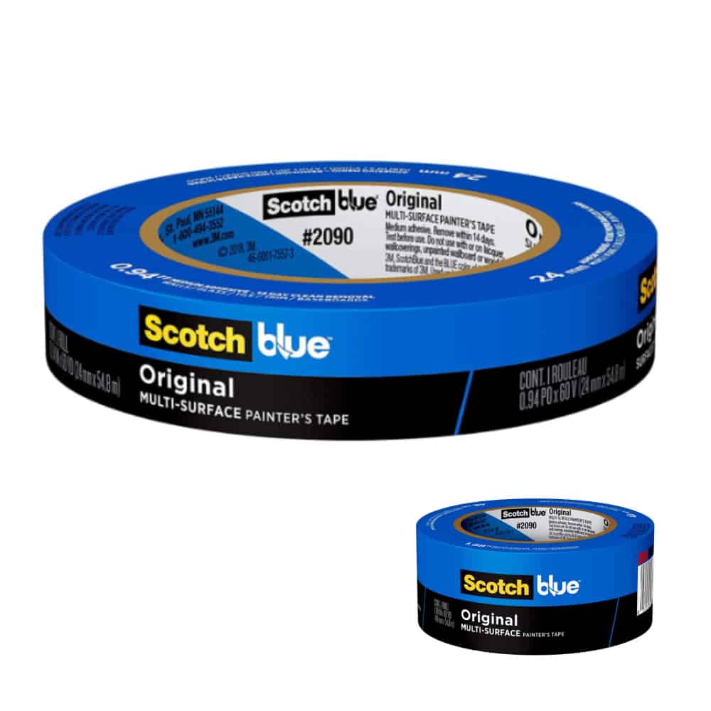 Марки скотча. Скотч синий. 3m 2090 4 шт упаковка. Marking Tape Blue.