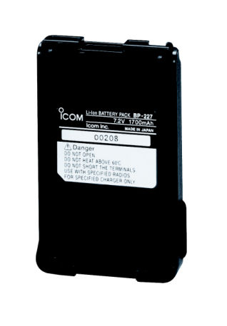 Icom BP-227 Lithium Battery for the IC-M87/IC-M88 - bluemarinestore.com