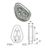 Seldén Anti Torsion AT Cable Thimble - bluemarinestore.com