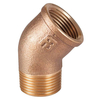 Guidi 0121B 45º Female BSP - Male BSPT Bronze Elbow1 - bluemarinestore.com