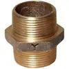 Maestrini Male BSPT Bronze Equal Nipple - bluemarinestore.com