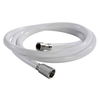 White PVC Flexible Shower Hose - bluemarinestore.com