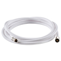 White Braided Nylon Flexible Shower Hose - bluemarinestore.com