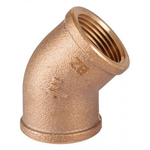 Guidi 0120B 45º Female - Female BSP Bronze Elbow - bluemarinestore.com