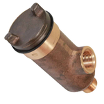 Fisherman Cast Bronze Inlet Water Strainer - bluemarinestore.com