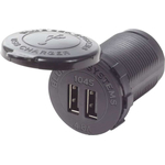 Blue Sea Systems Toma USB Doble Inteligente 4.8 A - bluemarinestore.com