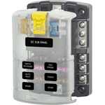 Blue Sea Systems ST Blade Fuse Block with Negative Bus - bluemarinestore.com