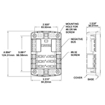 Blue Sea Systems Porta Fusibles ST con Bus Negativo - bluemarinestore.com