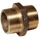 Maestrini Male BSPT Bronze Equal Nipple - bluemarinestore.com