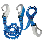 Wichard Elastic 3 Hook Snap Shackle Tether - bluemarinestore.com