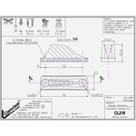 Clamcleat® CL219 Racing Mordedor Aluminio - bluemarinestore.com