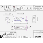 Clamcleat® CL211 MK1 Mordedor Aluminio - bluemarinestore.com