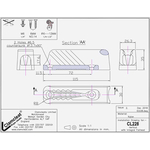 Clamcleat® CL228 Vertical Nylon Rope Cleat with Integral Fairlead - bluemarinestore.com