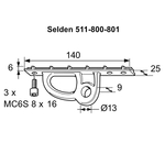 Selden Rodkicker Fijaciones Botavara - bluemarinestore.com