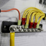 Blue Sea Systems 150A - 10 Point Busbar with Cover - bluemarinestore.com