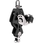 Lewmar Synchro Polea Violin Simple con Arraigo y Mordaza - bluemarinestore.com