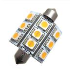 Lunasea 9 LED 42mm Festoon Bulb - bluemarinestore.com