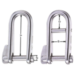 Wichard Key Pin Shackle - bluemarinestore.com