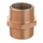 Guidi 0280B Male - Male BSPT Bronze Nipple - bluemarinestore.com
