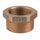 Guidi 0241B Male BSPT - Female BSP Bronze Hexagonal Bushing - bluemarinestore.com