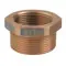 Guidi 0241B Male BSPT - Female BSP Bronze Hexagonal Bushing - bluemarinestore.com