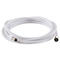 White Braided Nylon Flexible Shower Hose - bluemarinestore.com