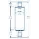 Whale Inline Galley Booster Pump - bluemarinestore.com
