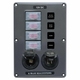 Blue Sea Systems Water-Resistant IP66 Circuit Breaker Panel - bluemarinestore.com