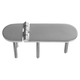 Osculati Precision Cast AISI 316 Stainless Steel Stud Hinge - bluemarinestore.com