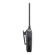 Icom IC-M25EURO EVO side view with MB-133 belt clip - bluemarinestore.com